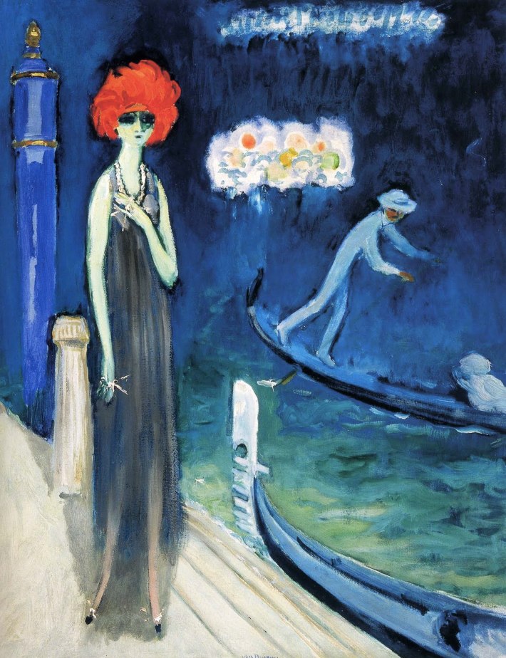 Marchesa Luisa Casati in The Quai, Venice by Kees van Dongen, 1921.