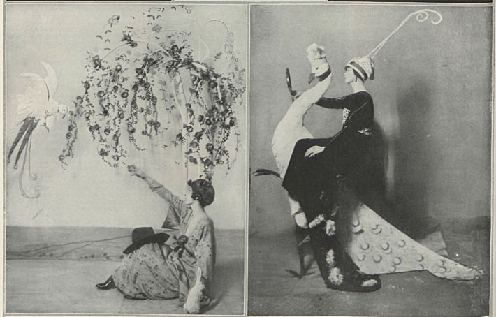 Photographic reproductions of Vogue covers by George W. Plank.