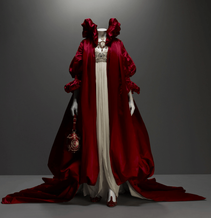 McQueen evening cloak